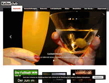 Tablet Screenshot of kellerclubimstuz.de